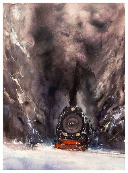 Dampflokomotive - A. Khamasmie