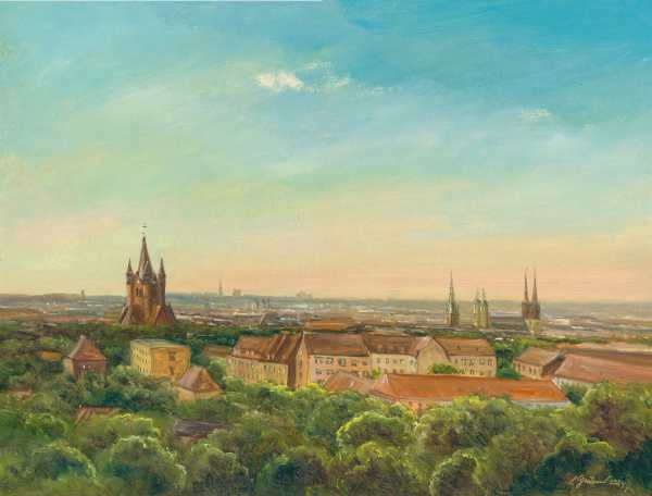 Halle - Blick vom Galgenberg