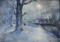 Winter am Fluss Christian Böhm