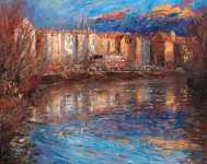 Abendstimmung am Pfälzer Ufer (Halle) - Andreas Liebold