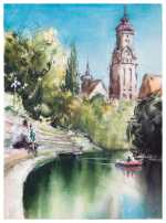 Karl-Heine-Kanal ,Entensteg - A. Khamasmie